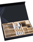 24pcs Stainless-Steel Cutlery Box Set