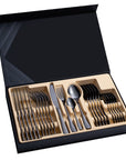 24pcs Stainless-Steel Cutlery Box Set
