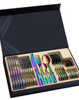 24pcs Stainless-Steel Cutlery Box Set