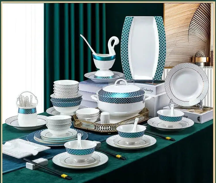 Elegant European Style Dish Set- Luxury Tableware Gift Set - Ciana Luxury Living