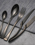 24pcs Mirror Stainless Steel Cutlery Set