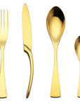24pcs Mirror Stainless Steel Cutlery Set