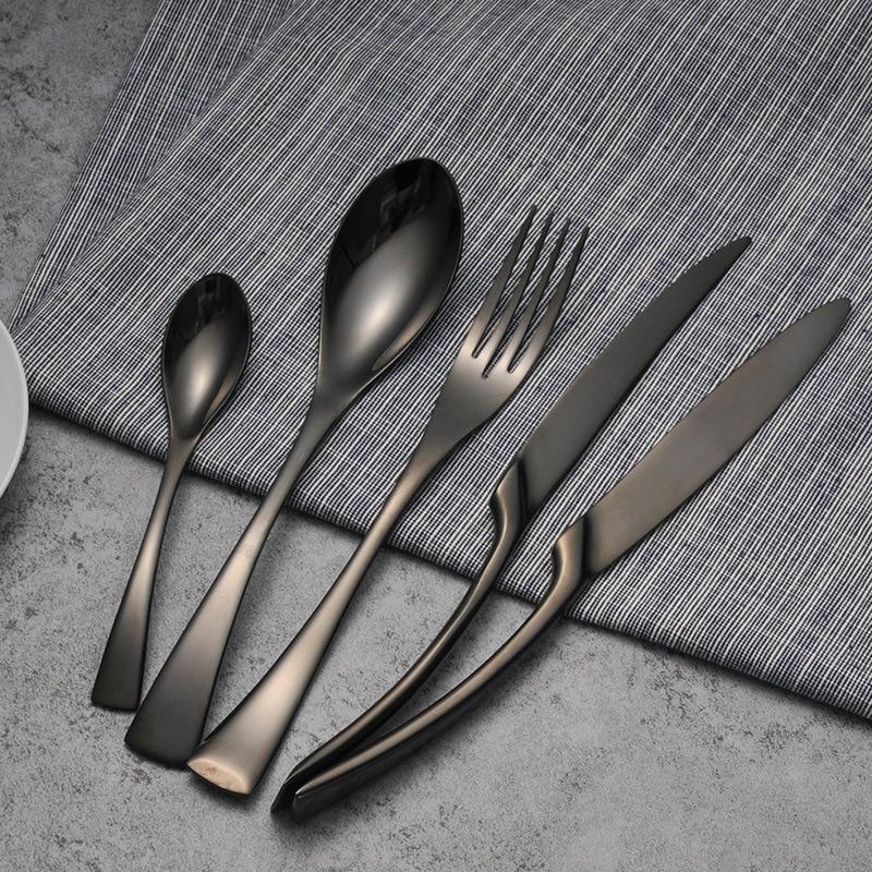 24pcs Mirror Stainless Steel Cutlery Set