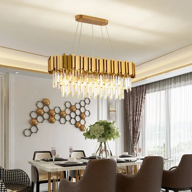 Luxury Gold Crystal Chandelier Ciana Luxury Living