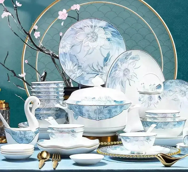 Elegant Ceramic Plates Tableware Set - Ciana Luxury Living