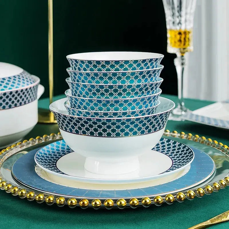 Elegant European Style Dish Set- Luxury Tableware Gift Set - Ciana Luxury Living