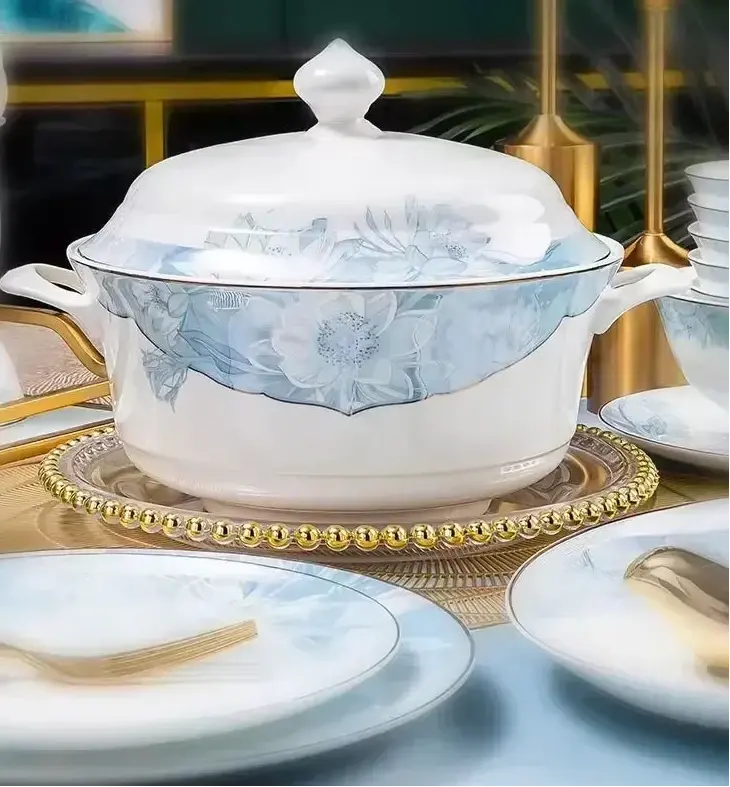 Elegant Ceramic Plates Tableware Set - Ciana Luxury Living