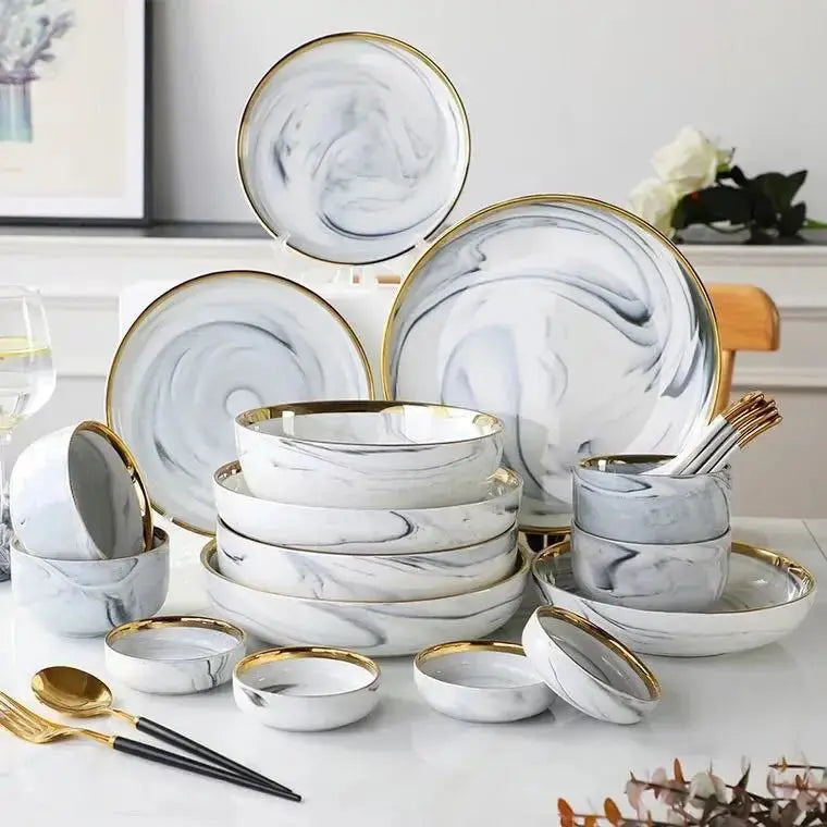 Nordic Style Ceramic Tableware Set - Ciana Luxury Living