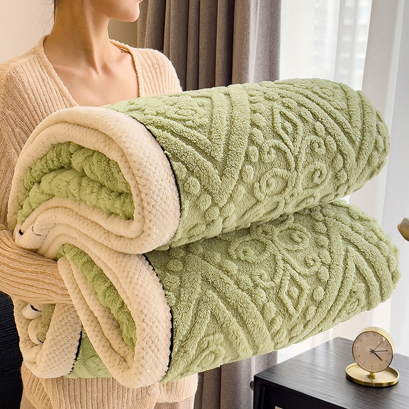 Cassidy Carved Velvet Blanket