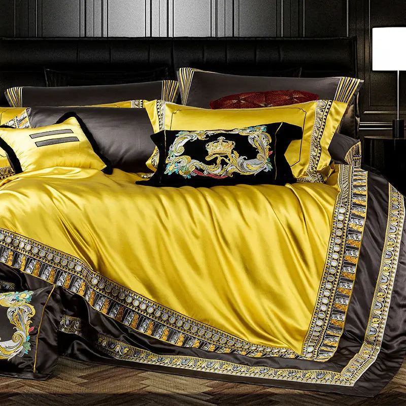 Luxury Villa Four-piece Set of European-style Bedding - Ciana Luxury Living