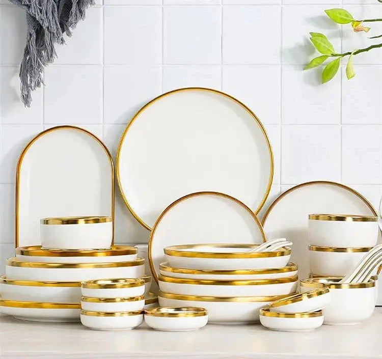 Nordic Style Ceramic Tableware Set - Ciana Luxury Living
