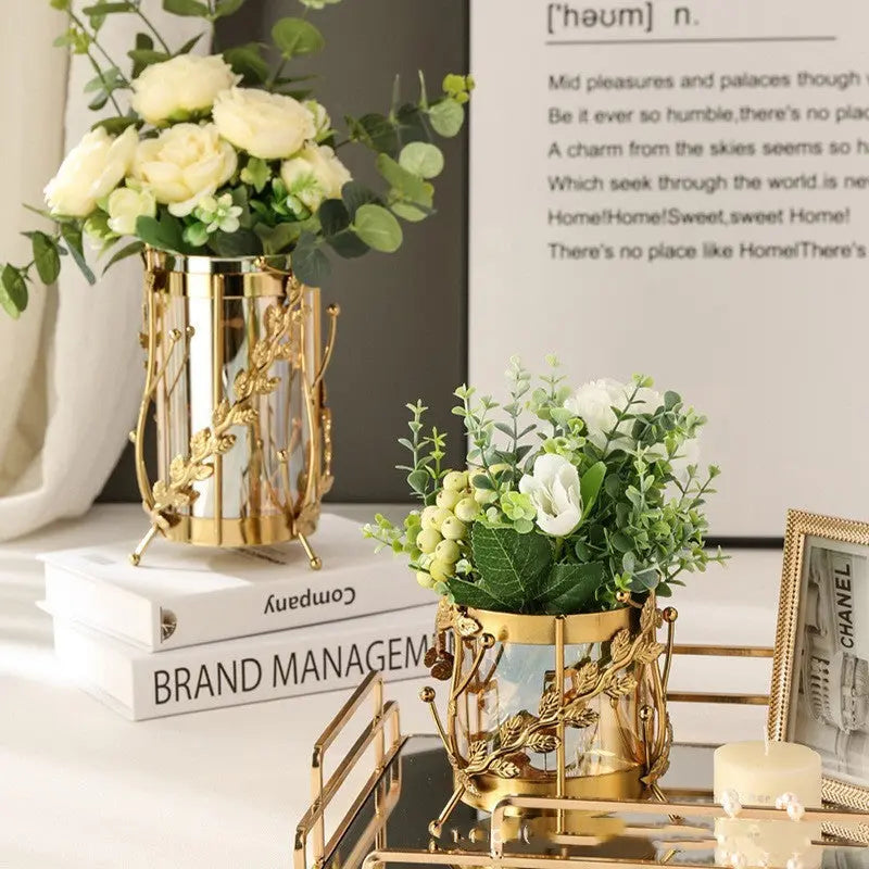 American Luxury Gold Vase Ornament Decoration Ciana Luxury Living