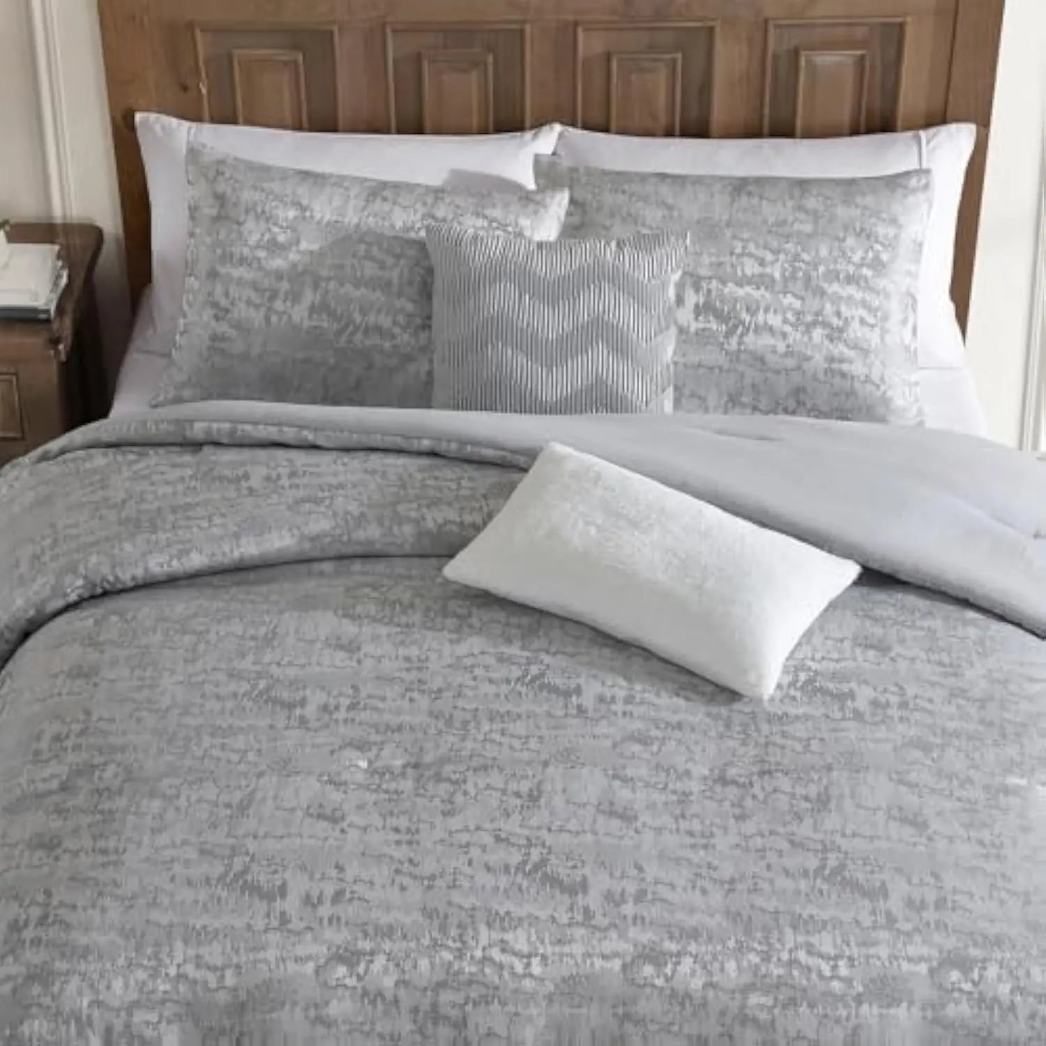 Silver Bed Set