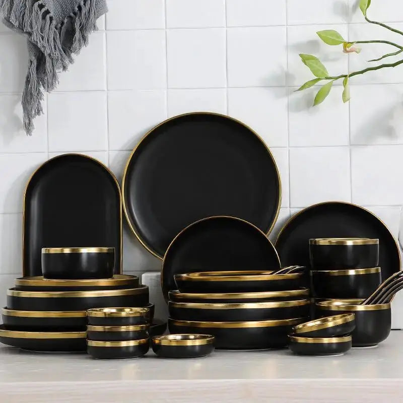 Nordic Style Ceramic Tableware Set - Ciana Luxury Living