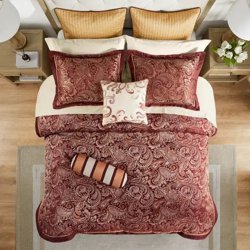 Luxury 12-Piece Comforter Set with Cotton Bed Sheets – USA Shipping Only Ciana Luxury Living
