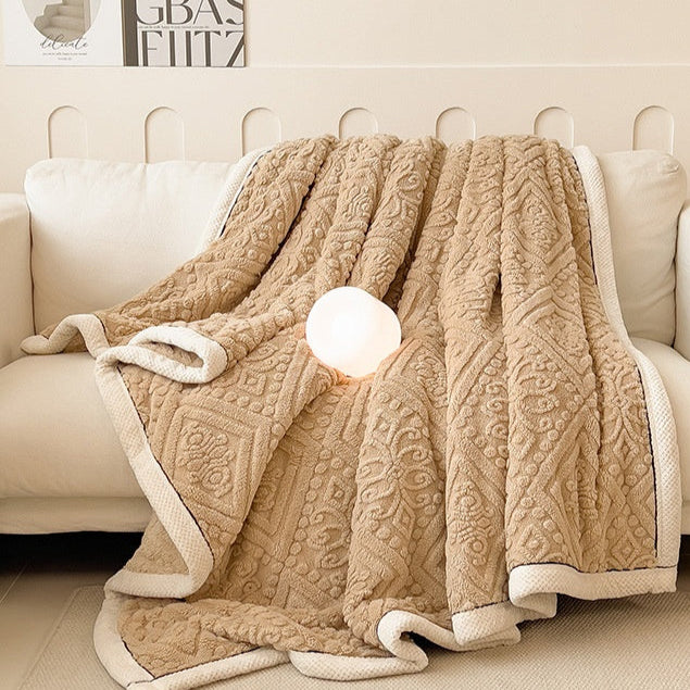 Cassidy Carved Velvet Blanket