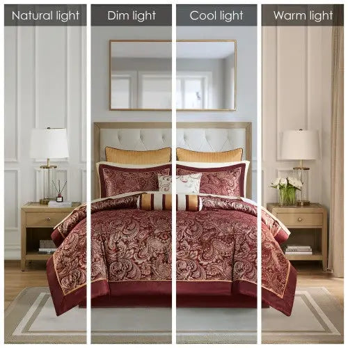 Luxury 12-Piece Comforter Set with Cotton Bed Sheets – USA Shipping Only Ciana Luxury Living