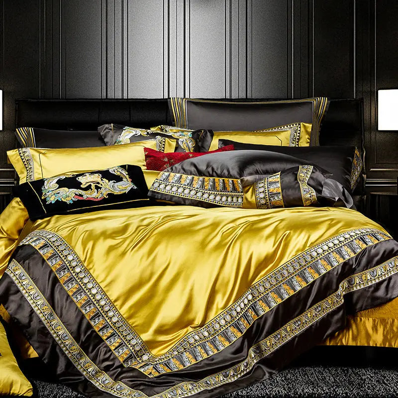 Luxury Villa Four-piece Set of European-style Bedding - Ciana Luxury Living