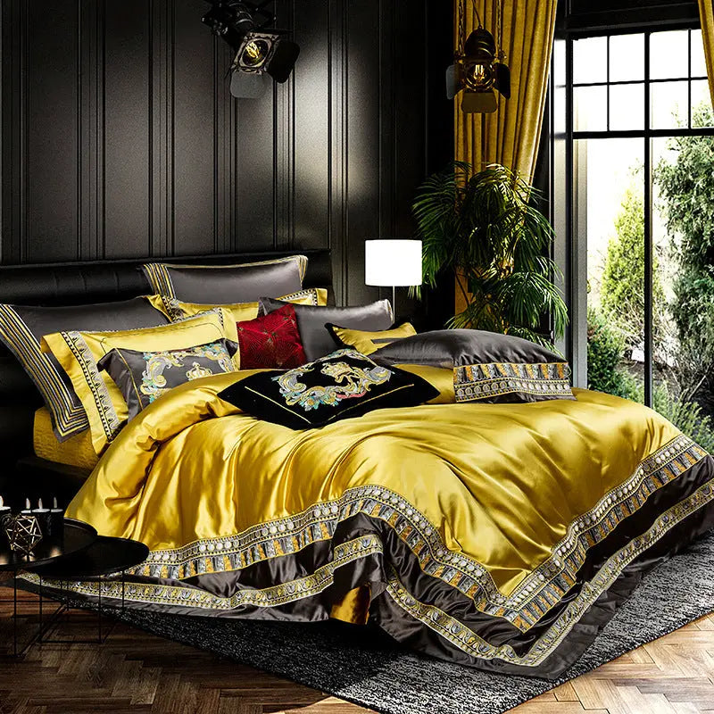 Luxury Villa Four-piece Set of European-style Bedding - Ciana Luxury Living
