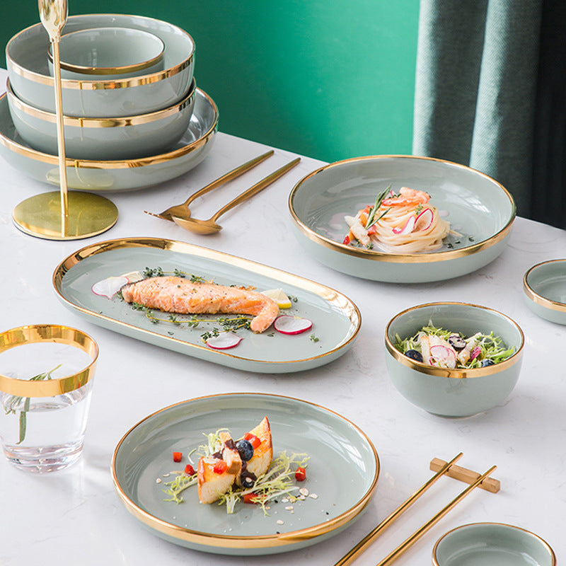 Lawe Green Dining Set