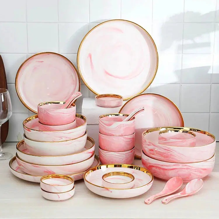 Nordic Style Ceramic Tableware Set - Ciana Luxury Living