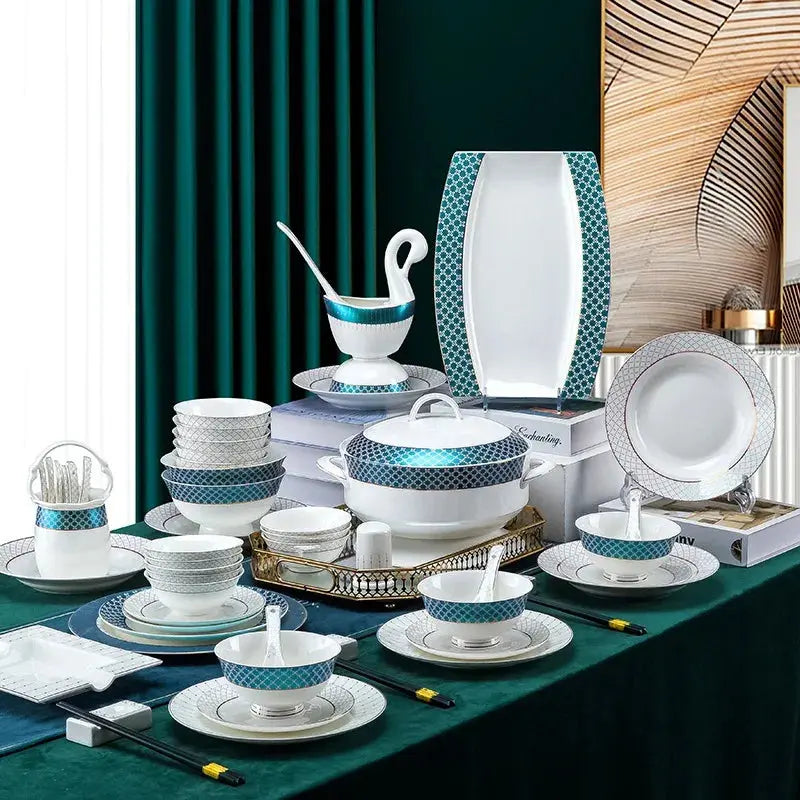 Elegant European Style Dish Set- Luxury Tableware Gift Set - Ciana Luxury Living