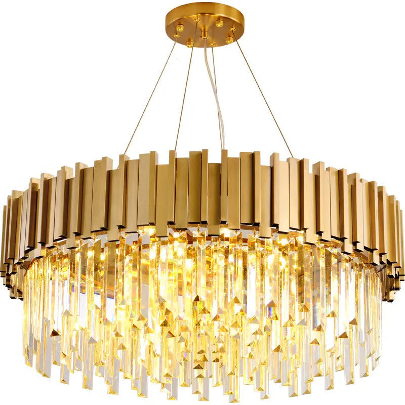 Luxury Gold Crystal Chandelier Ciana Luxury Living