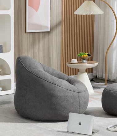 Grey Bean Bag Sofa