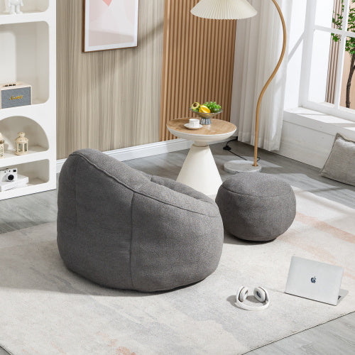 Grey Bean Bag Sofa