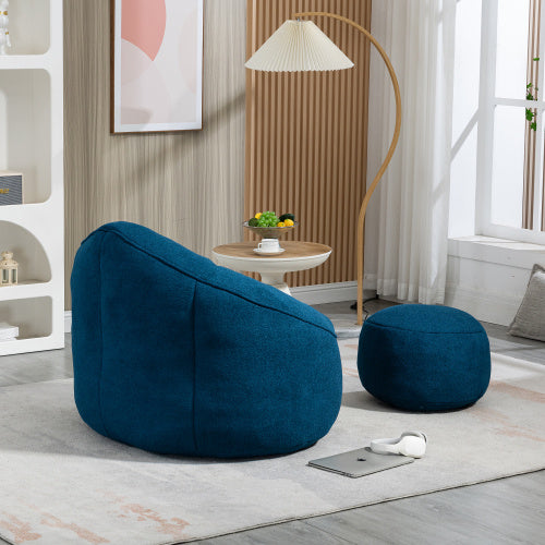 Blue Bean Bag Sofa
