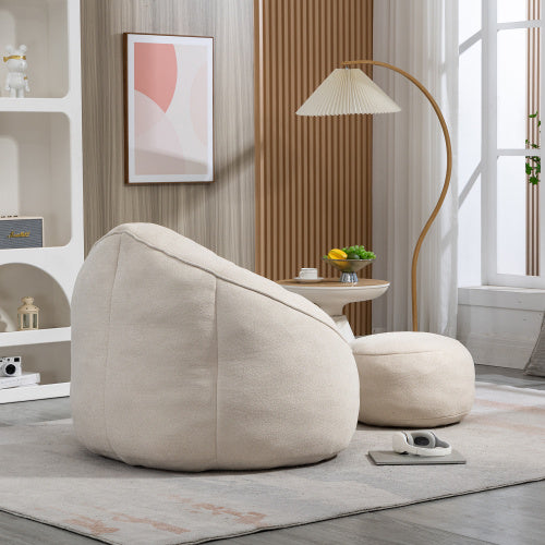 Beige Bean Bag Sofa