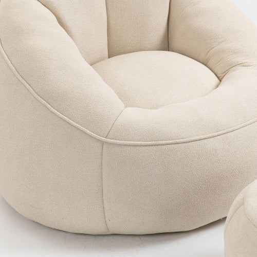 Beige Bean Bag Sofa