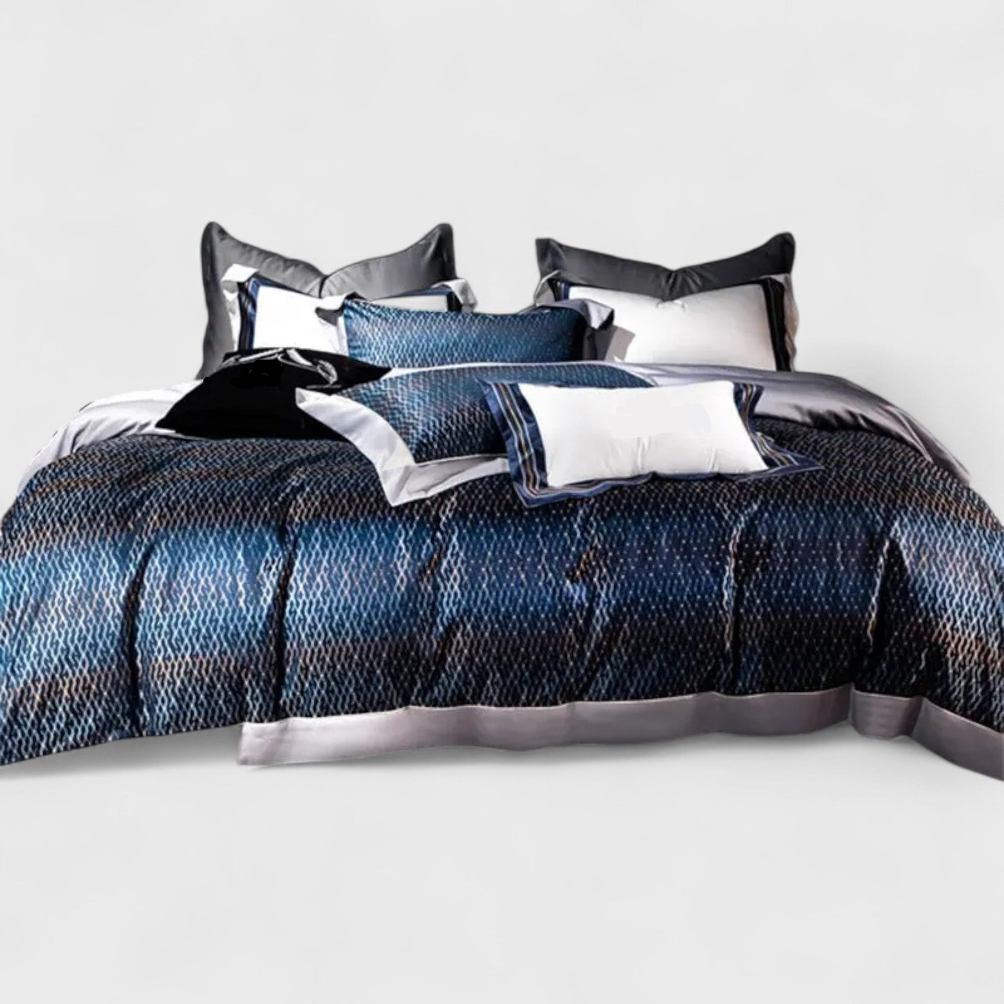 Luxe-Flute Jacquard Bed Set